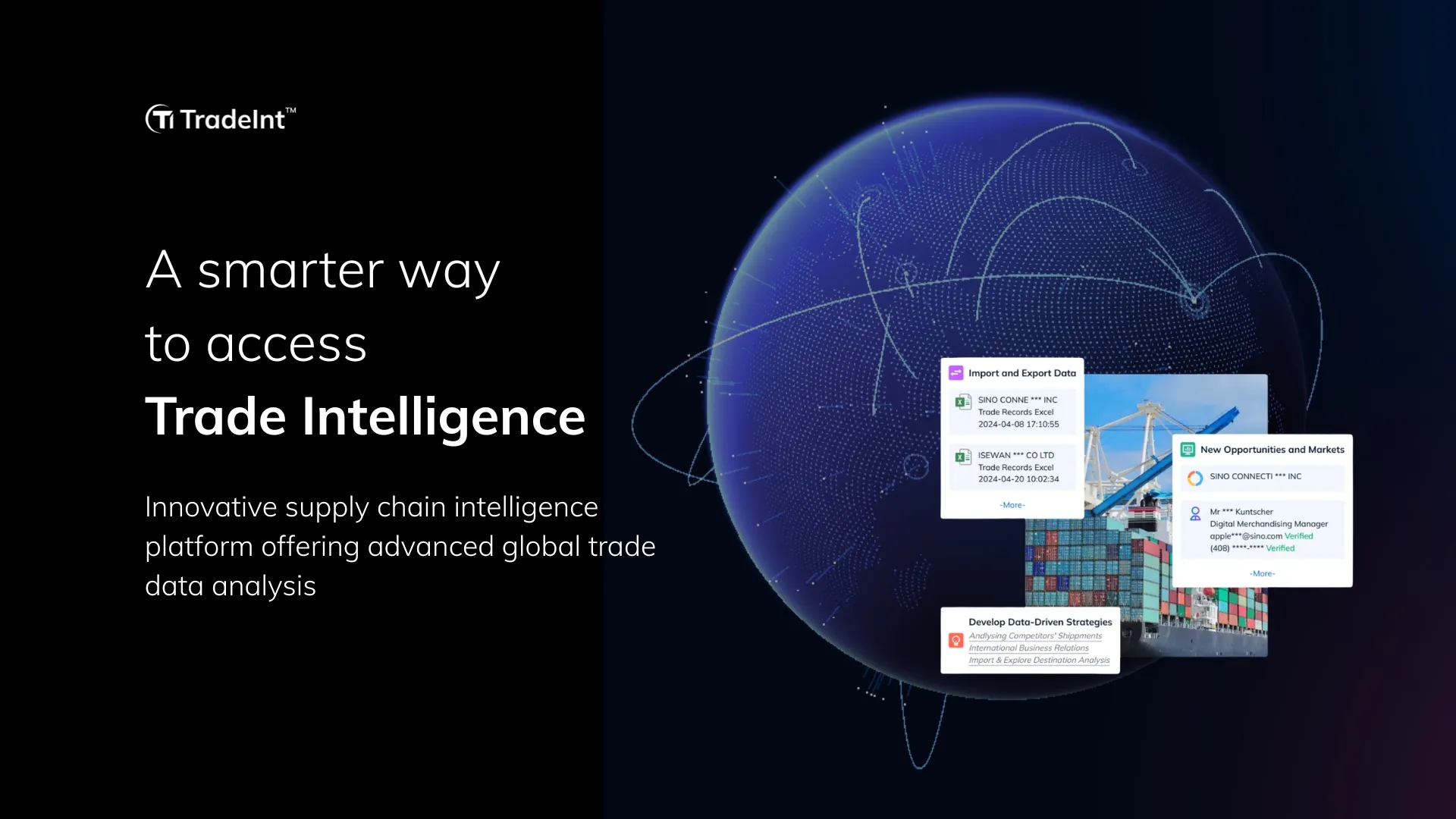 Export Import Bill of Lading Data Platform with Importers and Exporters Business Trade Info, Global Trade Data Intelligence Platform - TradeInt