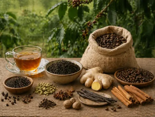 Coffee, tea, maté and spices product category, HS Chapter 09