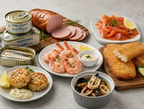Preparations of meat, of fish or of crustaceans, molluscs or other aquatic invertebrates product category, HS Chapter 16