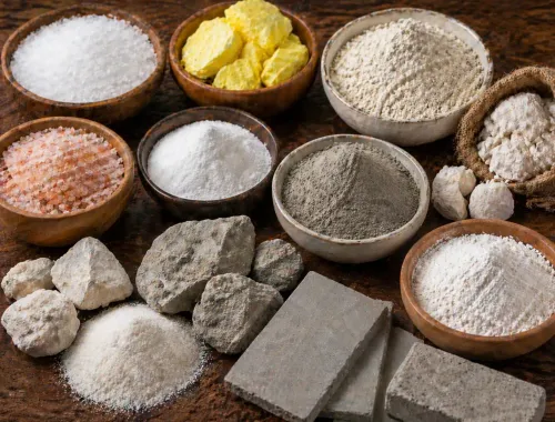 Salt; sulphur; earths and stone; plastering materials, lime and cement product category, HS Chapter 25