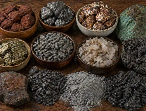 Ores, slag and ash product category, HS Chapter 26