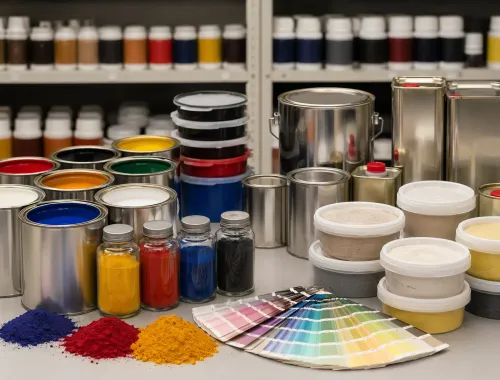 Tanning or dyeing extracts; tannins and their derivatives; dyes, pigments and other colouring matter; paints and varnishes; putty and other mastics; inks product category, HS Chapter 32