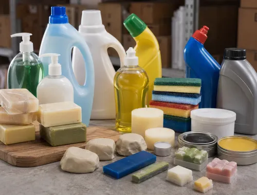 Soap, organic surface-active agents, washing preparations, lubricating preparations, artificial waxes, prepared waxes, polishing or scouring preparations, candles and similar articles, modelling pastes, ædental waxesÆ and dental preparations with a basis of plaster product category, HS Chapter 34