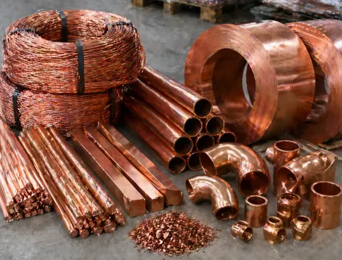 Copper and articles thereof product category, HS Chapter 74