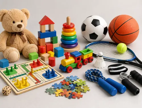 Toys, games and sports requisites; parts and accessories thereof product category, HS Chapter 95